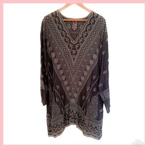 Johnny Was Boho Embroidered Tunic
